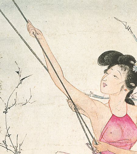 咸丰-胡也佛的仕女画和最知名的金瓶梅秘戏图